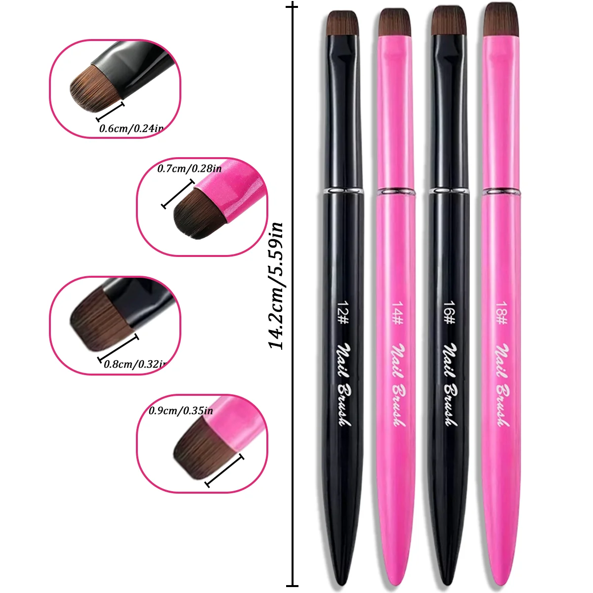 1/4개입 3-in-1 프렌치 네일 브러쉬(다기능 팁  - Nail Fan Brush 리뷰 및 가격