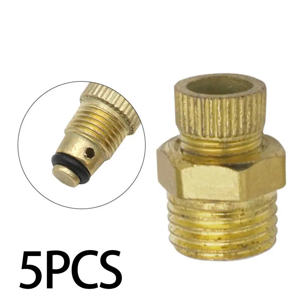 5 Pieces Air Drain Valves Professional Sturdy External Drain Cock