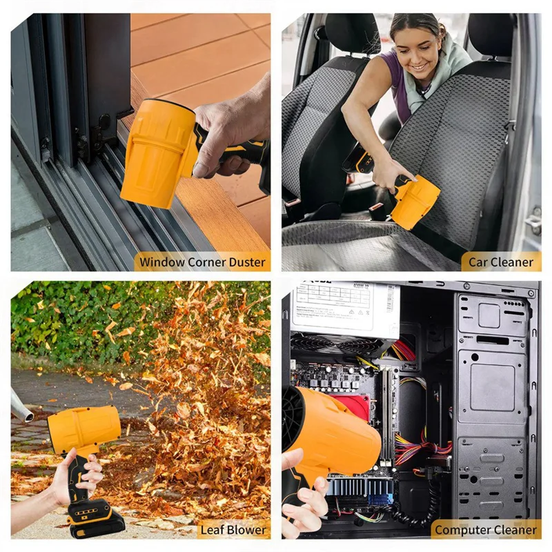 

BHBD-Brushless Turbo Jet Fan 30000RPM Cordless Electric Air Blower Violent Handheld Power Tool For 20V Battery