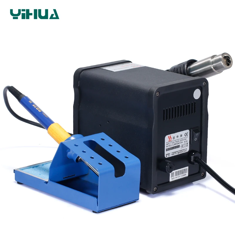 YIHUA898D+ Cell Repair Tool Large Power Soldering Iron Station Soldering Station Hot Air 720W For Motherboard Welder