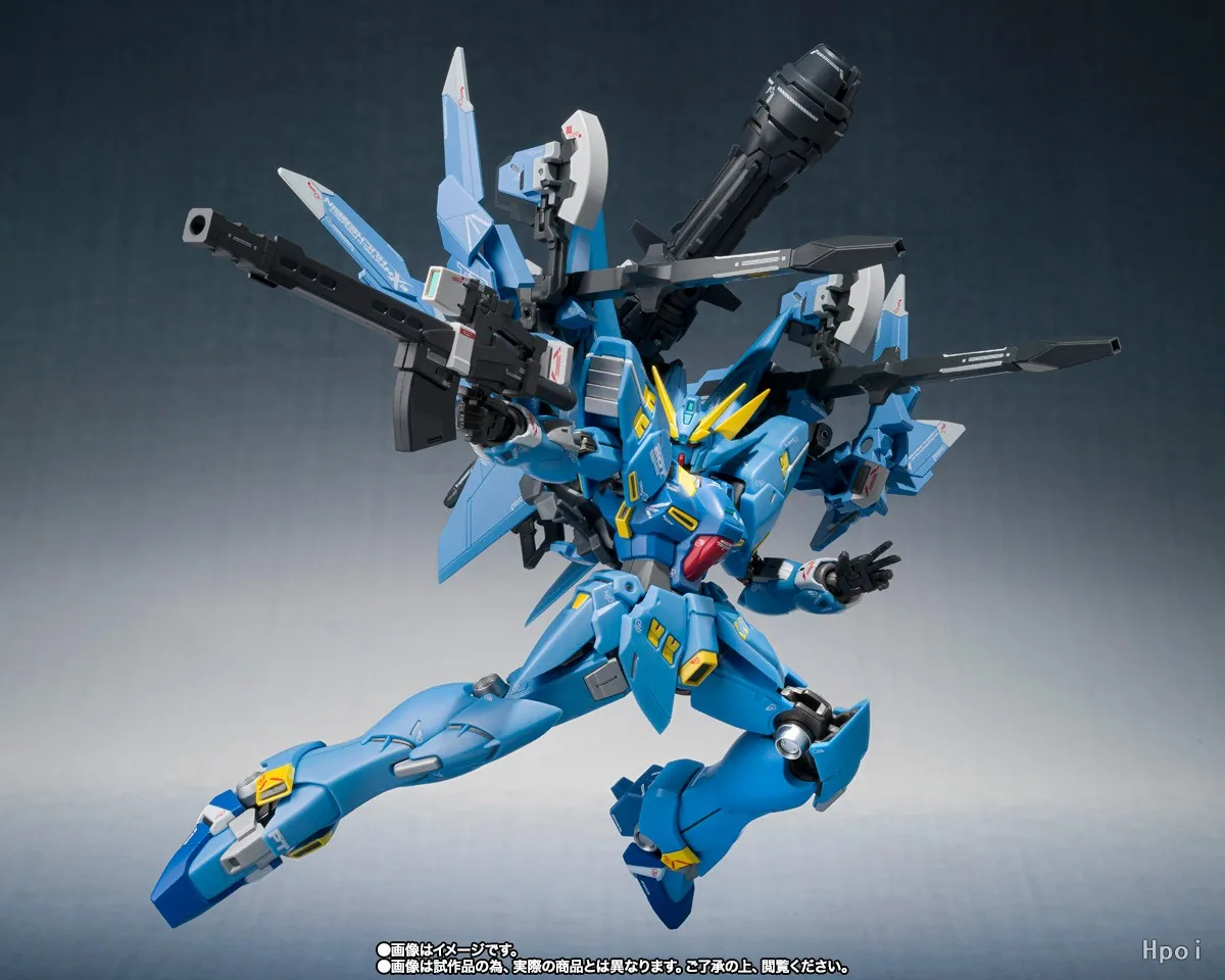 BANDAI Original METAL ROBOT SPIRITS (Ka Signature)＜SIDE OG＞ หุ่นยนต์ฮัคเคเบินแบบมีอาวุธครบชุด ของเล่นฟิกเกอร์สำหรับเด็กผู้ชาย ของขวัญ
