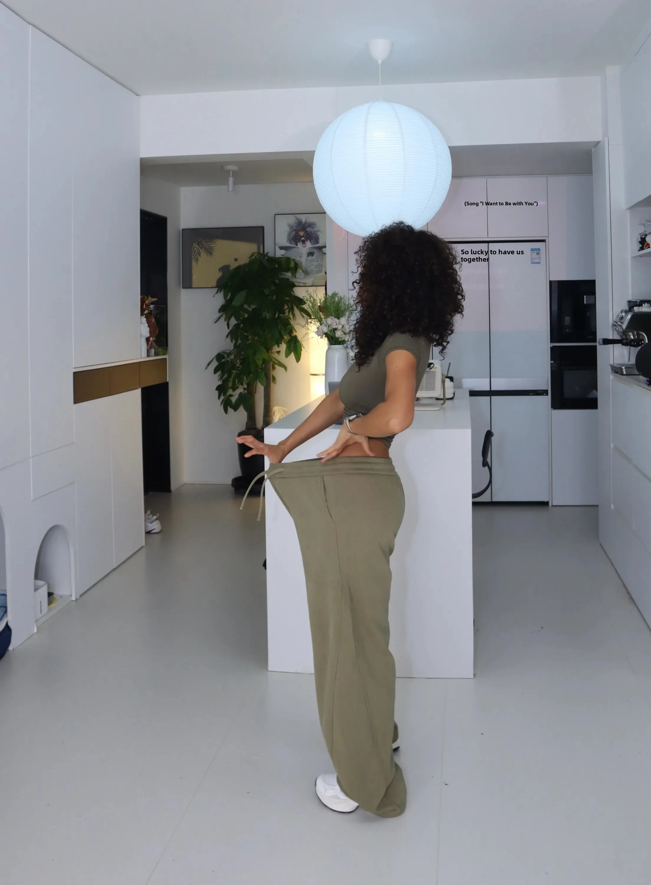 

American Retro Summer Casual Pants Loose Wide Leg Pants Women's New Style Sweatpants Street Style Cotton Blend Fabric