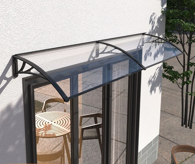 Plastic steel canopy Outdoor rainproof awning Balcony window rain shield Sun shed Simple household shed Factory direct sales
