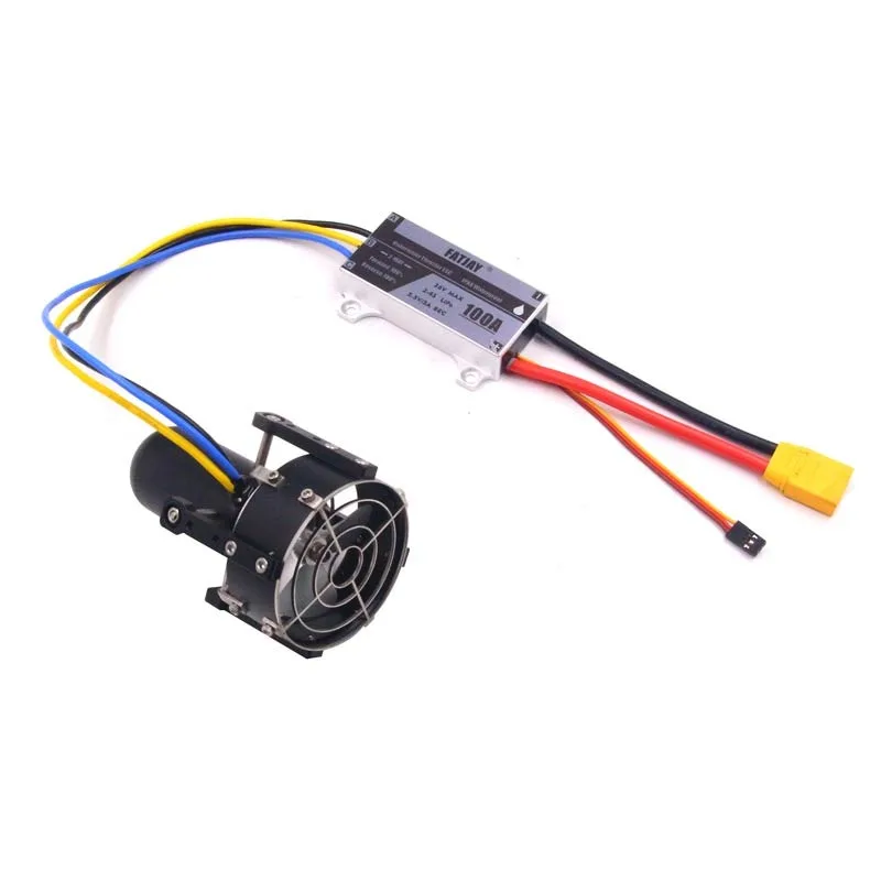 

Подводное подруливающее устройство FATJAY 4,8 кг KYI-4T-PRO, 24 В, водонепроницаемый бесщеточный двигатель с металлическим пропеллером с ЧПУ для радиоуправляемой рыбацкой лодки