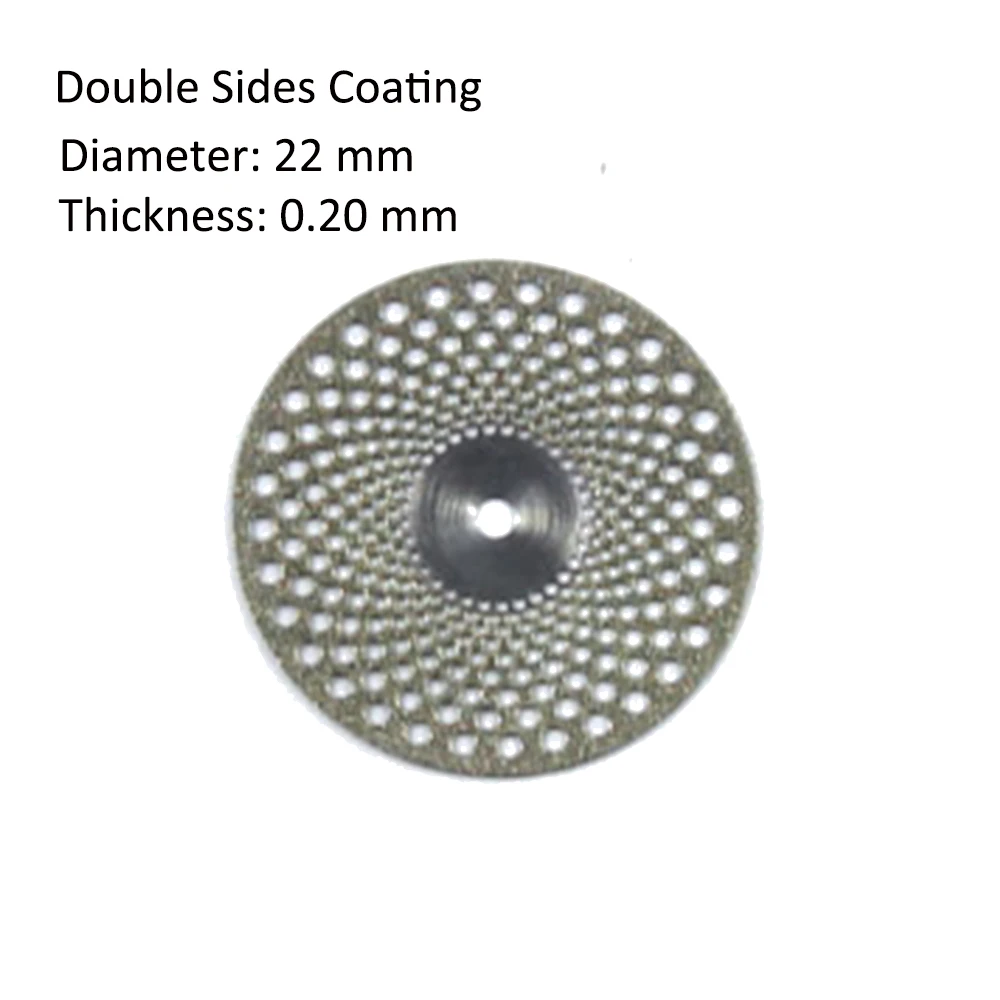 

5PCS Hm22D20 Diamond Cutting WheeL Technician Diamond Disc Sieve Disc Sperating Contouring Dentist Cutting Disc Dental Lab Tool