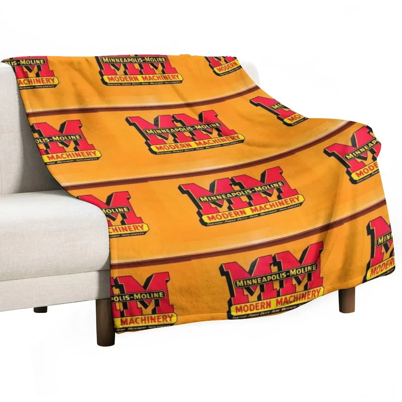 

Vintage Modern Machinery Throw Blanket manga blankets and throws Dorm Room Essentials Blankets