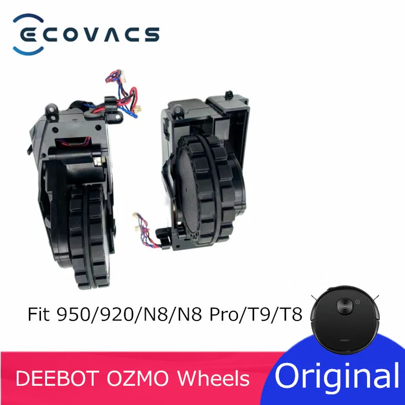 Original ECOVACS Wheels Left or Right for T8aivi N8 N8pro T9 T9power T9max T9aivi  Robot Vacuum Cleaner Accessory Spare Parts