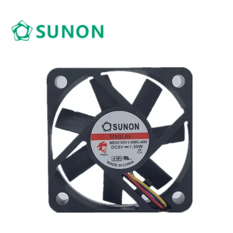 +جديد لـ sunon ME50100V1-000C-A99 5010 5V 1.30w 5cm مروحة تبريد صامتة
