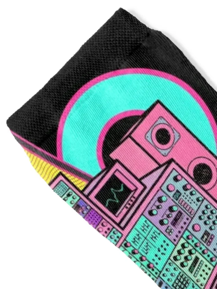 Modular Synthesizer for Synthwave Music Producer Socks soccer anti-slip Children's Luxury Woman Socks Men's