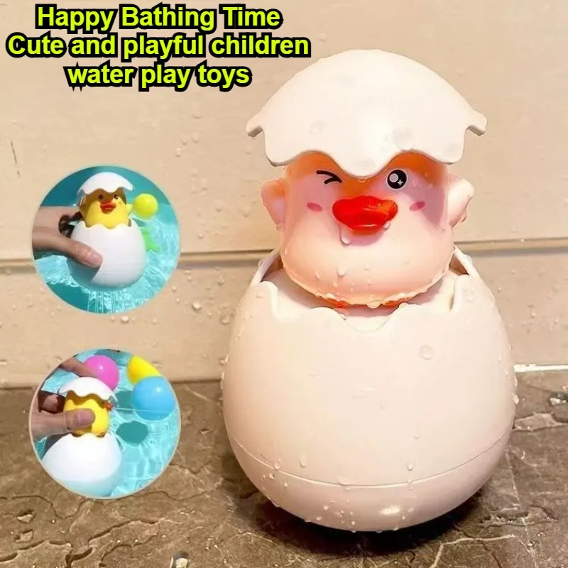 Baby Water Speelspeelgoed Badkamer Waternevel Ei Babybadje Douche Douche Multi Play Float Handtraining Puzzel Vroeg onderwijsspeelgoed