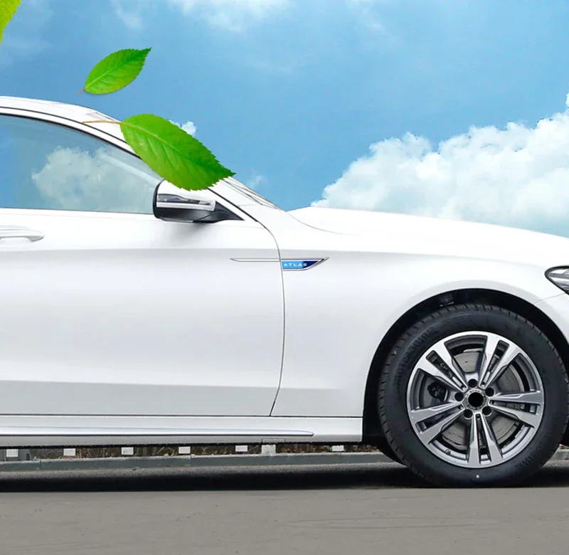 ملصقات شفرات الأبواب الجانبية ، ملحقات السيارة ، ملحقات السيارة الداخلية لفولكس فاجن وأطالاس ، 2 * * #2