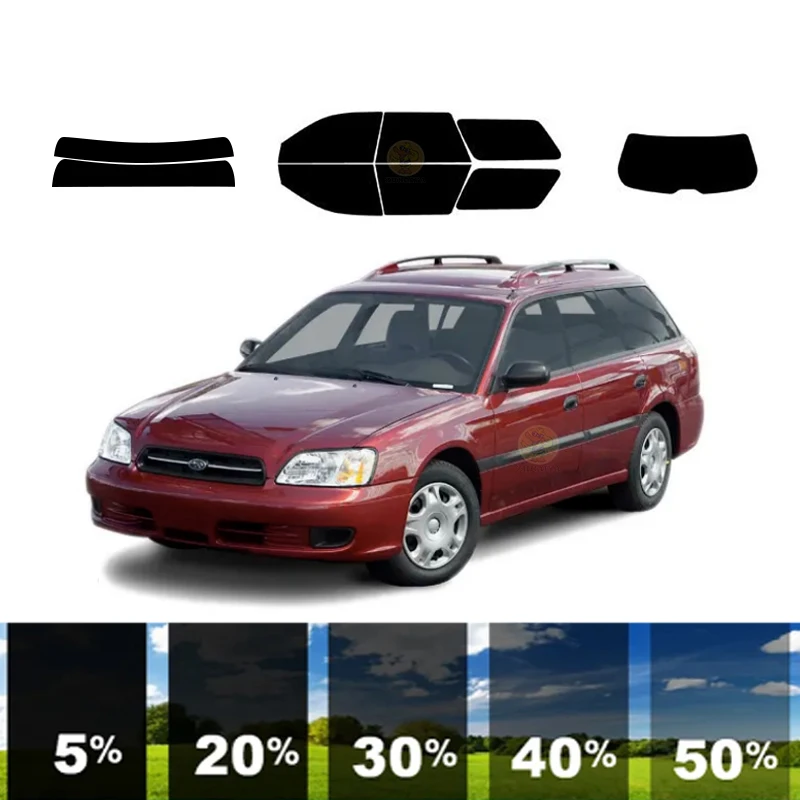 

Предварительно вырезанная съемная тонировочная пленка для окон для автомобиля, 100% УФР, 5%-35%VLT, теплоизоляция, карбон ﻿ Для SUBARU LEGACY 4 DR WAGON 2000-2004 гг.