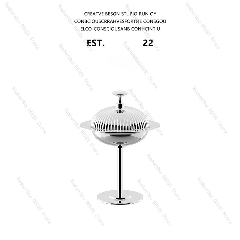 

Европейская чашка для пудинга из нержавеющей стали, легкая роскошная чашка для десертов к послеобеденному чаю с крышкой, чашка для мороженого, декор для демонстрационной комнаты O