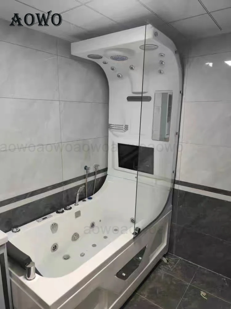 Luxury Jakuzzy Whirl Pool Aqua Fitness Equipment Therapy Hammam Bath Tub Shower Massage Jacozy Idromassaggio Per Esterno