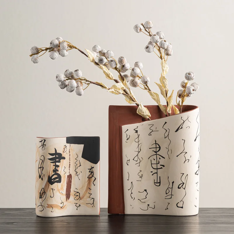 Arte geométrico creativo B & B salón de té arte arreglador de flores entrada sala de estar sentido Retro accesorios de decoración suave