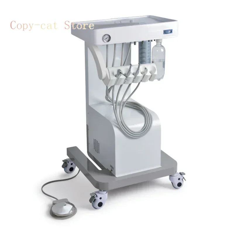 

Portable den--tal Unit With 12L Air Compressor Mobile Dentist Trolley Cart Medical Clinic Instrument