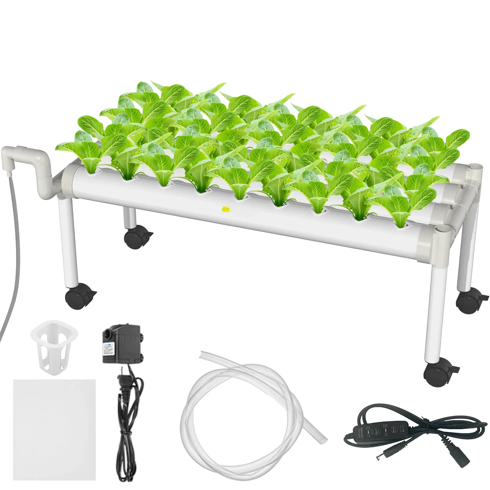 Hydroponic Grow Kit Hydroponics System 36/54/72/90/108 Sites 1/2/3/4 Layers 4/6/8/10/12 Pipes Vegetables Lawn & Garden