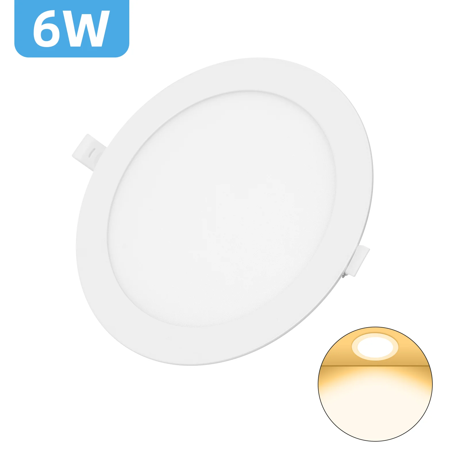 

Ultra-Bright LED Panel Light - 3 Adjustable Color Temperatures Energy Efficient Ceiling Lighting for Home & Commercial
