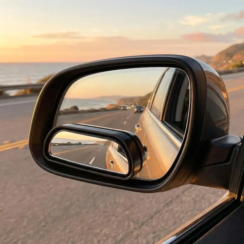 

Auto Mirror Adjustable Wide Angle Side Rear Mirror Spot Convex Mirrors For Car Reverse Parking Auxiliary Rear View Mirror