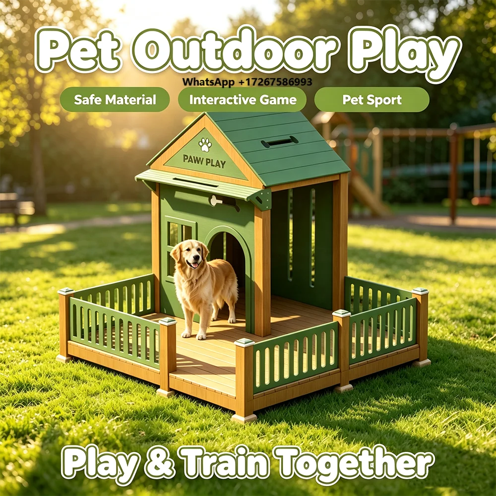 Pet Furniture Playground Dog Small Rest Room Dog House Outdoor Playground Equipment