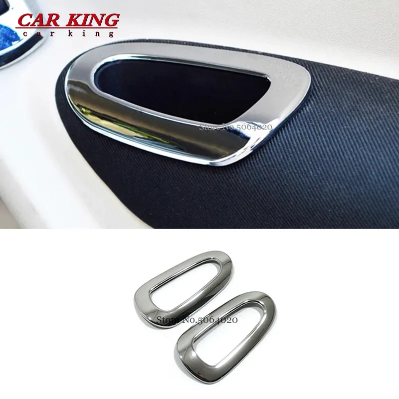 

For Citroen C-Elysee/Peugeot 301 2013-2016 accessories ABS Chrome Interior Armrest handle Cover Trim Sticker Car styling 2PCS