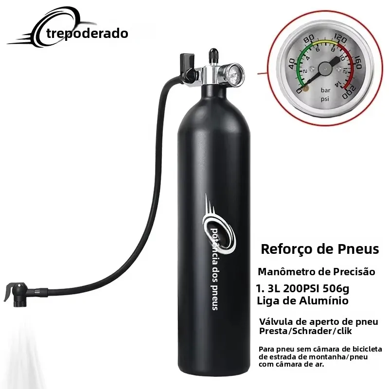 pompe-a-velo-13-l-pour-pneus-tubeless-tubelessless-pression-max-200-psi-compatible-avec-les-valves-presta-et-schrader-pour-velos-de-route-et-vtt