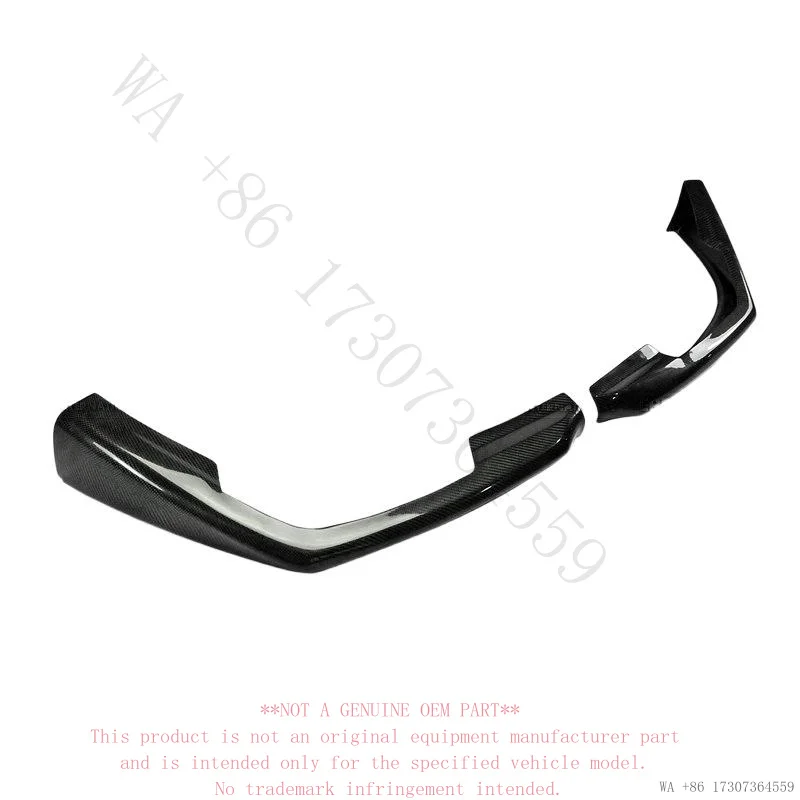 Suitable for Mitsubishi Evolution carbon fiber modification, EVO 8 and 9 front lip kit, JP style, two-piece front bumper lower l