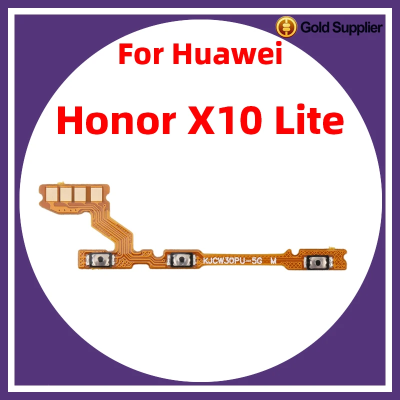 For Huawei Honor X10 Lite Power ON OFF Volume Camera Key Button Switch Flex Cable Replacement