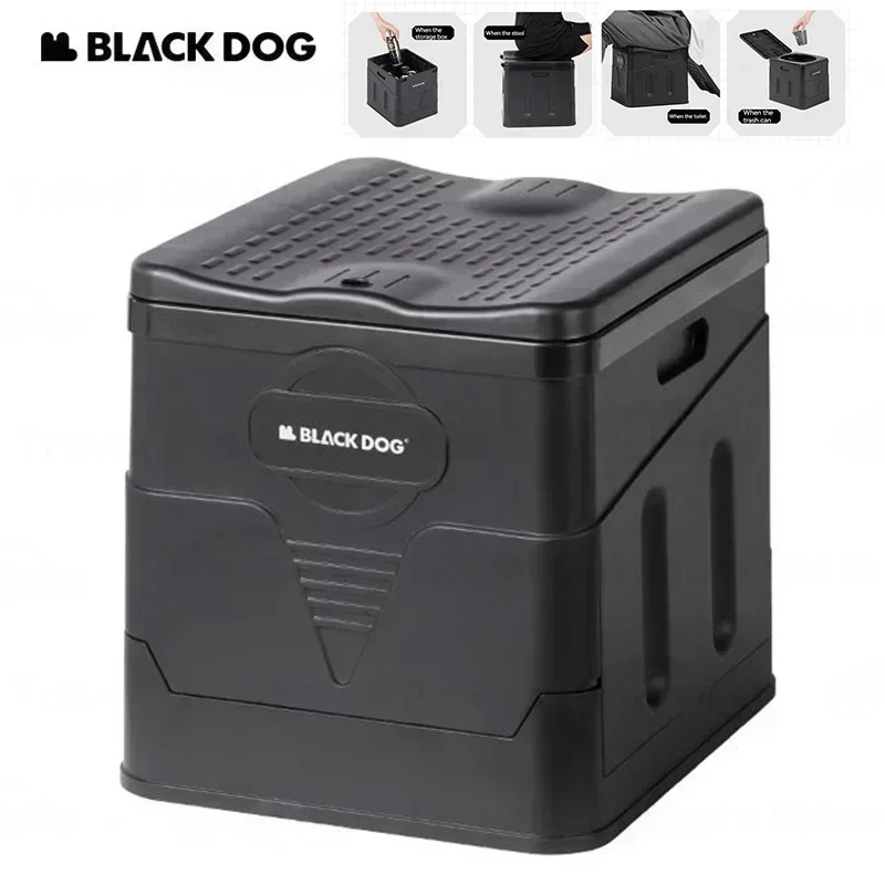 

Складной туристический стул BLACKDOG Box, портативное мусорное ведро для автомобиля, ультралегкий пластиковый контейнер для хранения, мобильный туалет для поездок и кемпинга