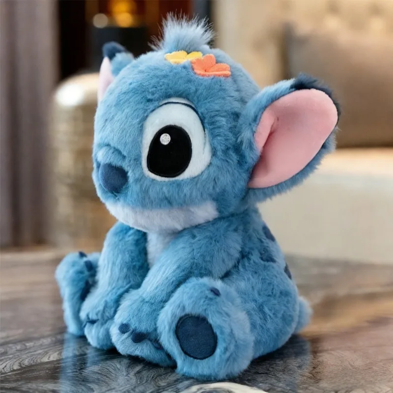 Disney Stitch 30CM juguete de peluche Anime Lilo & Stitch juguetes de peluche Kawaii dibujos animados lindo almohada muñeca juguetes niños regalo de cumpleaños