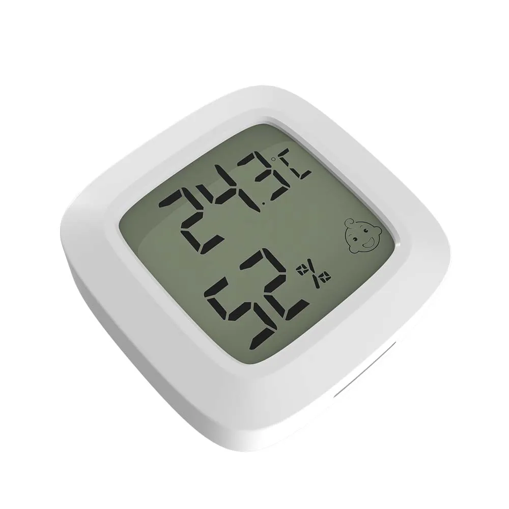 الرقمية LCD داخلي مريحة استشعار درجة الحرارة مقياس الرطوبة ميزان الحرارة مقياس الرطوبة ﻿