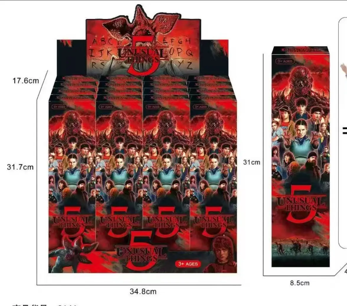 

Unusual Things 5 Action Figure Set – Collectible Dolls with Demogorgon Design, Premium Toy Gift for Fans & Kids