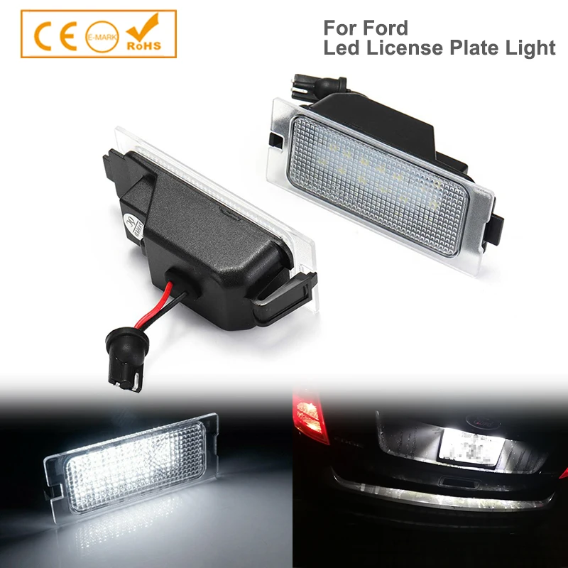 

For Ford Edge 2007-2014 Escape 2008-2012 Mercury Mariner 2007-2011 2x Error Free Car LED License Number Plate Light Lamps