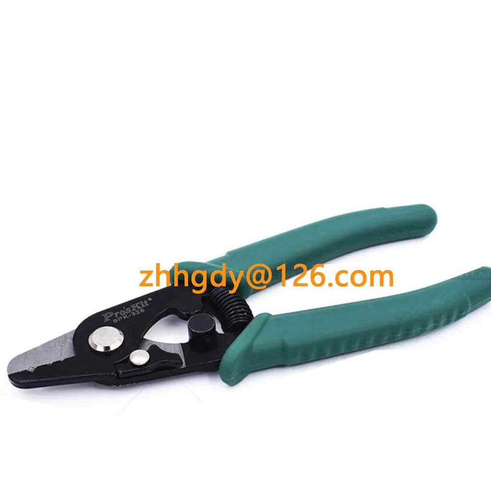 Proskit 8PK-326 fiber stripping pliers three-mouthed Miller pliers double-mouthed stripping coating stripping pliers