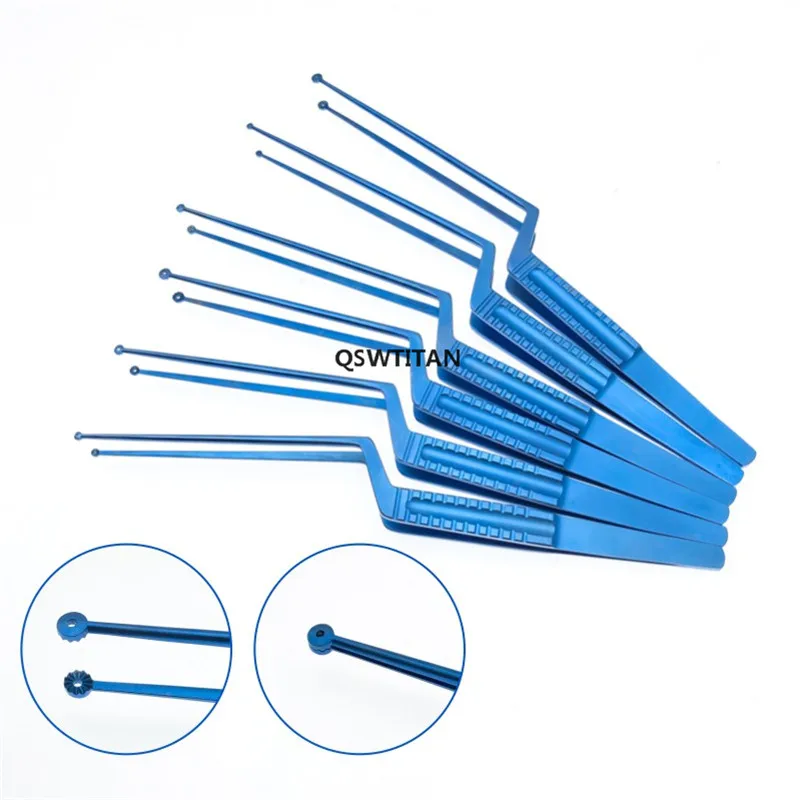 Tumor Grasping Toothed Forceps Titanium Neurosurgery Surgical Instruments Micro Tumor Extracting Forceps