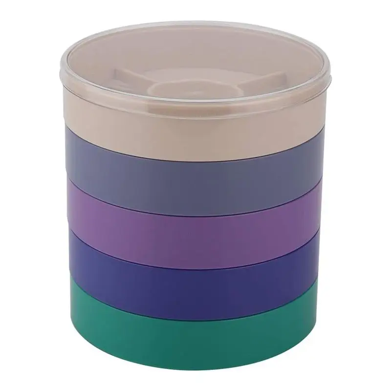 

Лоток для хранения деталей часов A18P, коробка для хранения запчастей для часов с инструментами для ремонта часов - 5-слойный органайзер для инструментов для ремонта часов, круглый