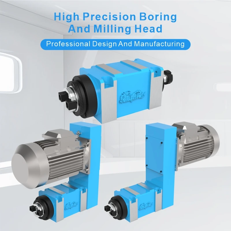 

Professional CNC Boring Milling Power Head Unit High Rigidity Spindle Stage