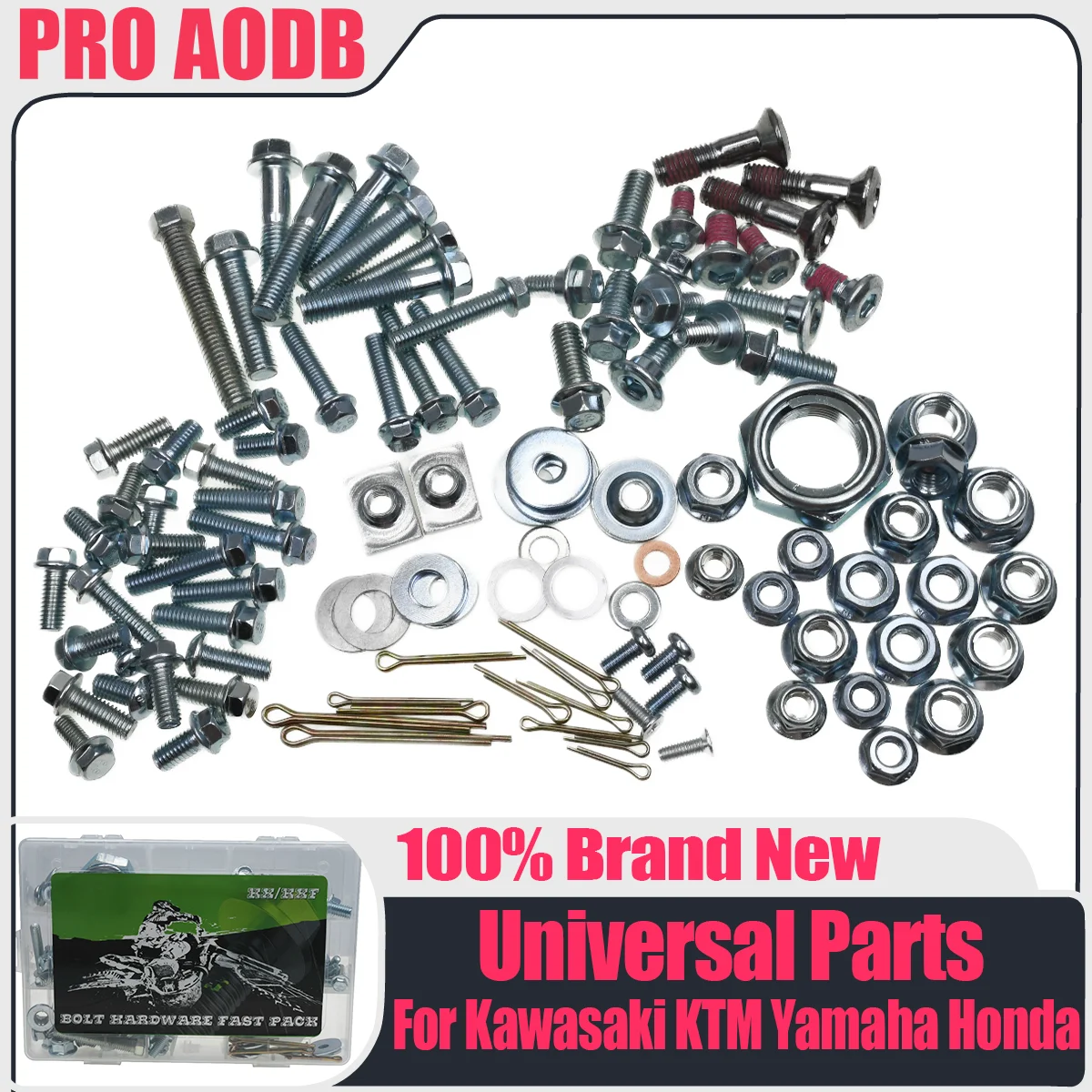 For KAWASAKI Motocros Dirt bike Fairing Fender Screw Bolt Kit Set KX KLX KXF 80 85 100 125 150 250 450 2003-2022 2023 2024 2025