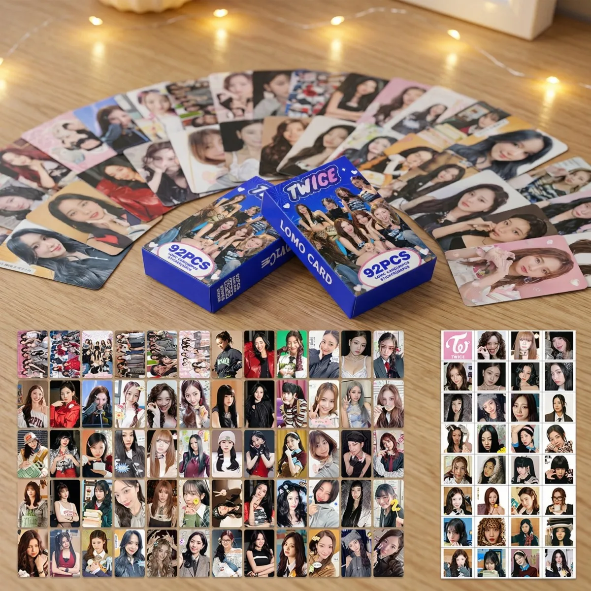 Conjunto de Cartões Colecionáveis Kpop TWICE MOMO - Photocard Temático CHAEYOUNG JEONGYEON - JYP New Girl - Decoração Diária para Fãs, Presentes para Encontros e Compartilhamento