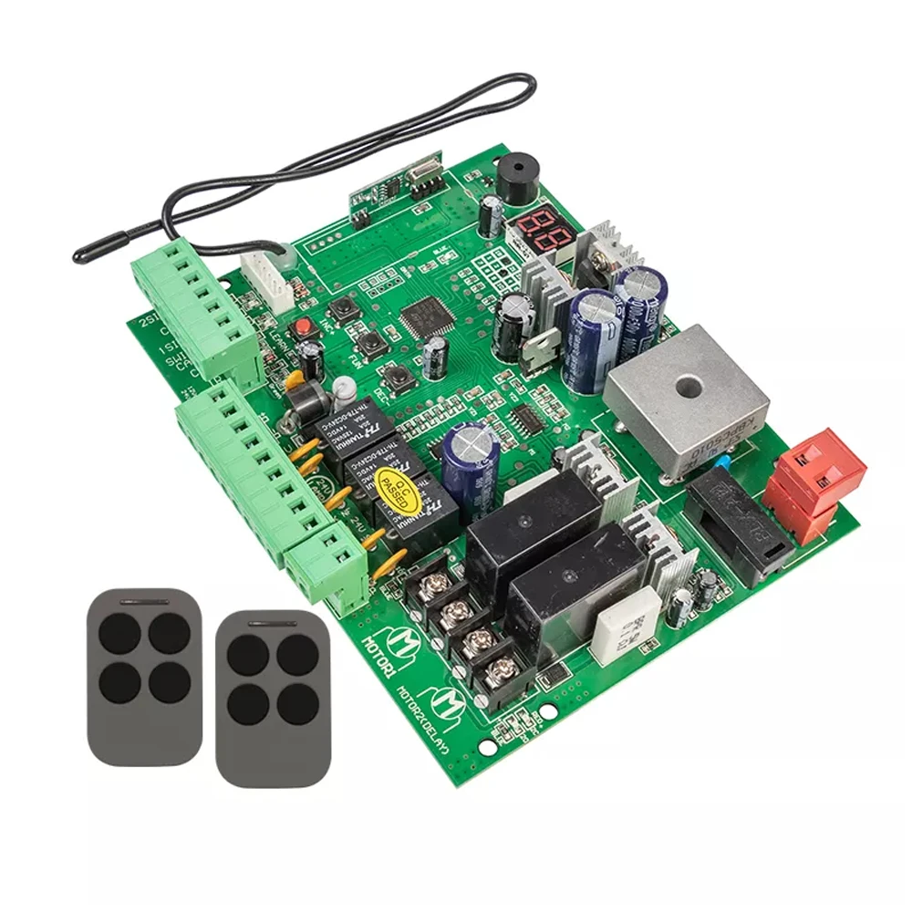 Imagem -04 - Saída Dc12v 24v Swing Gate Control Board Conectar Backup Bateria ou Sistema Solar com Controle Remoto Quantidade Opcional