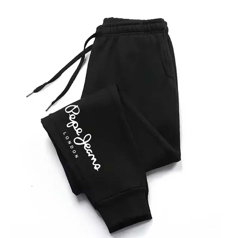 Stylish Men's High-Quality Sports Pants, Fashionable Casual Printed Running Pants, Suitable for Spring and Autumn Jogging