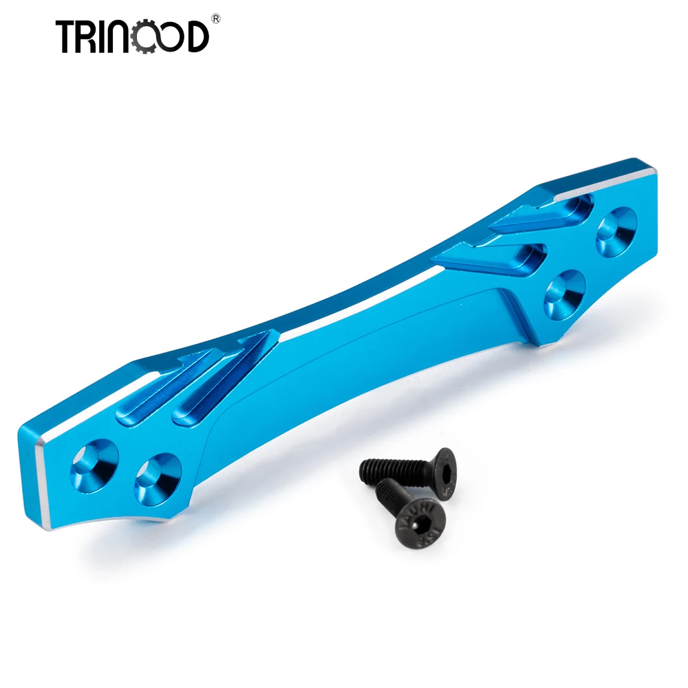 TRINOOD Blue Bumper Sponge Bracket For 1/10 RC Car Tamiya TT-02 TT02 Upgrade Replacement Parts
