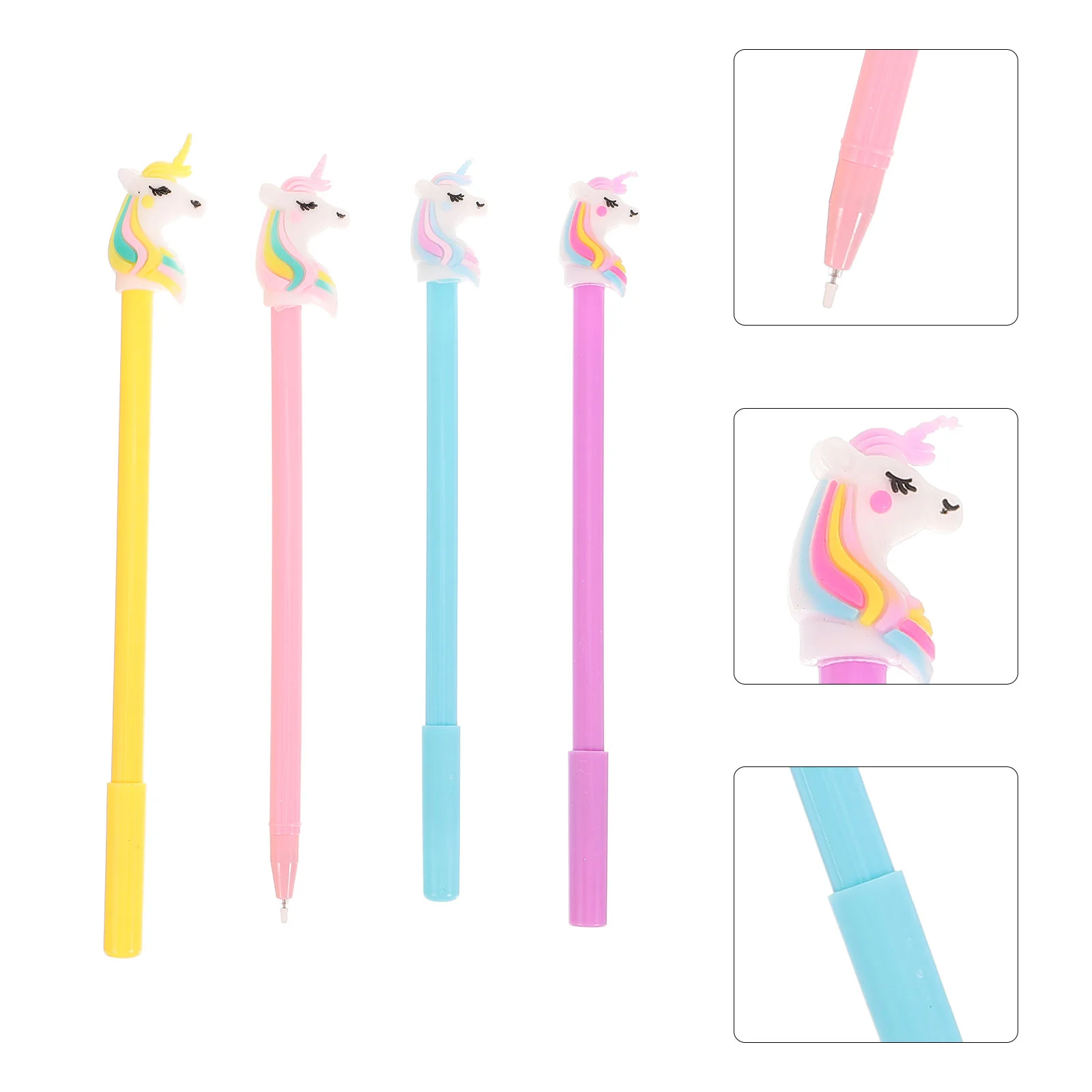 4 Pcs Gel Pen Stylish Adorable Stationary Smooth Writing Adorable Stationery for Creative Pen Student Office Use