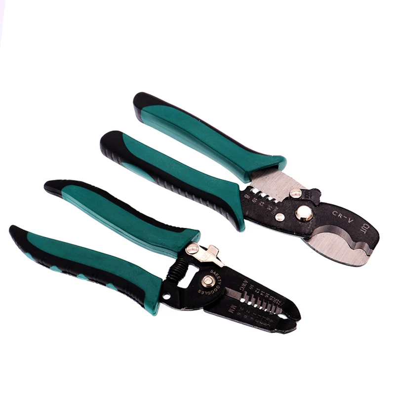 مقص قطع الأسلاك والكابلات - قاطع كماشة تجريد (1.6-4.0 مم)، أدوات يدوية مثالية للعمل الكهربائي