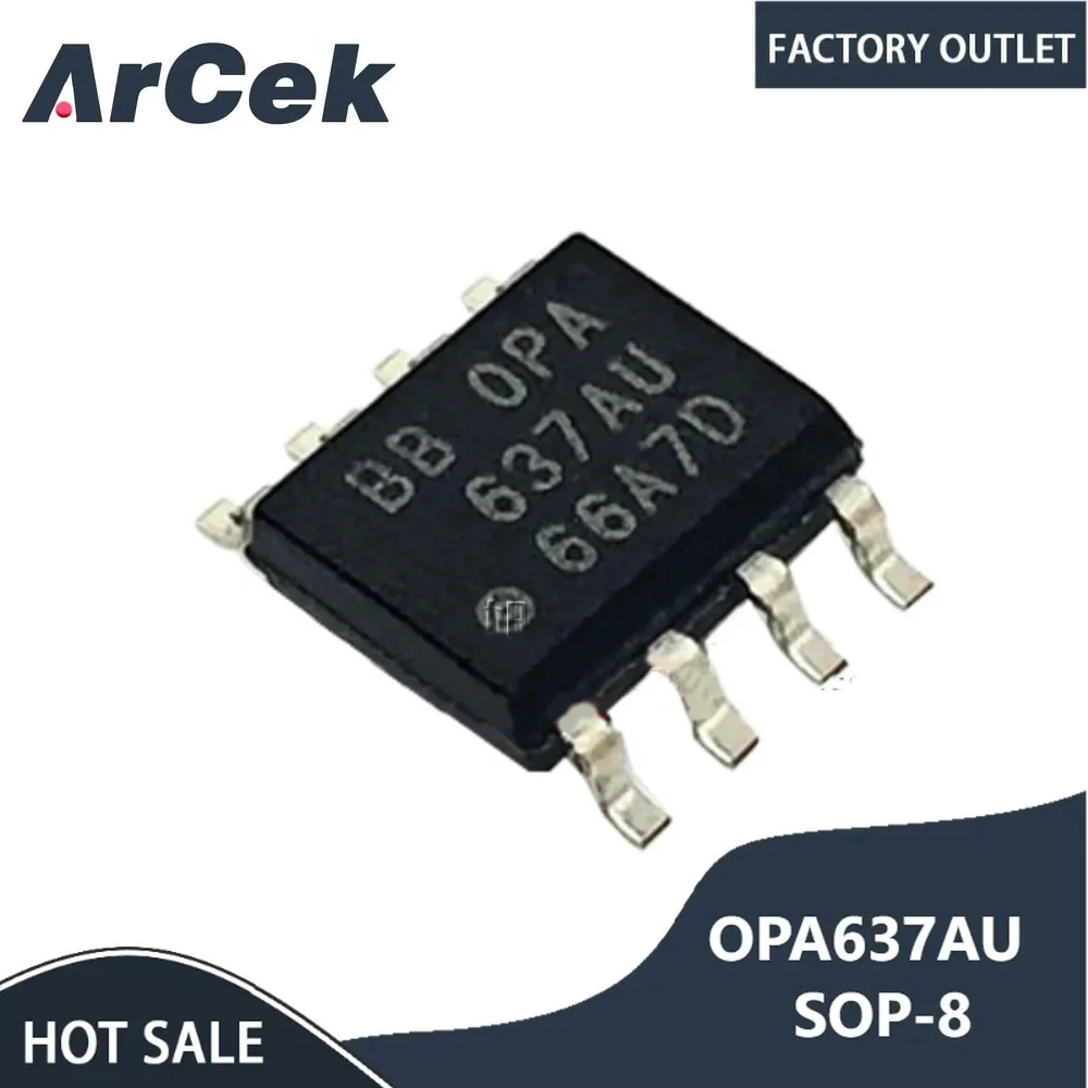 5pcs OPA637AU  SOP-8 Advanced Single Op Amp SOP-8 OPA637 SOP OPA637A