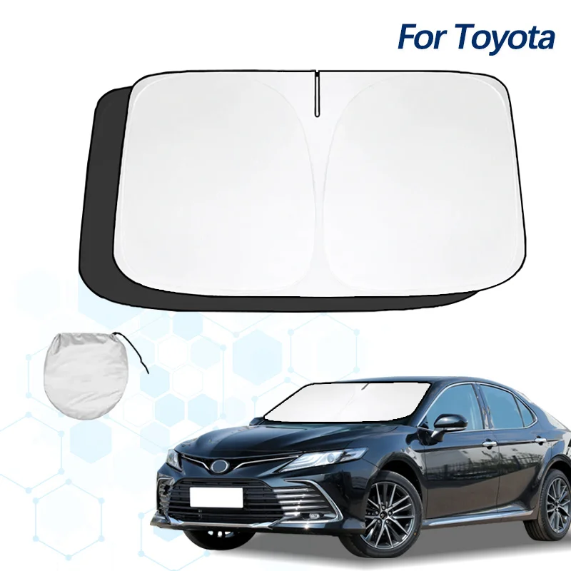 

For Toyota Crown Camry Car Windshield Sun Shade Front Window Sunshade Interior Accessories 140X70CM