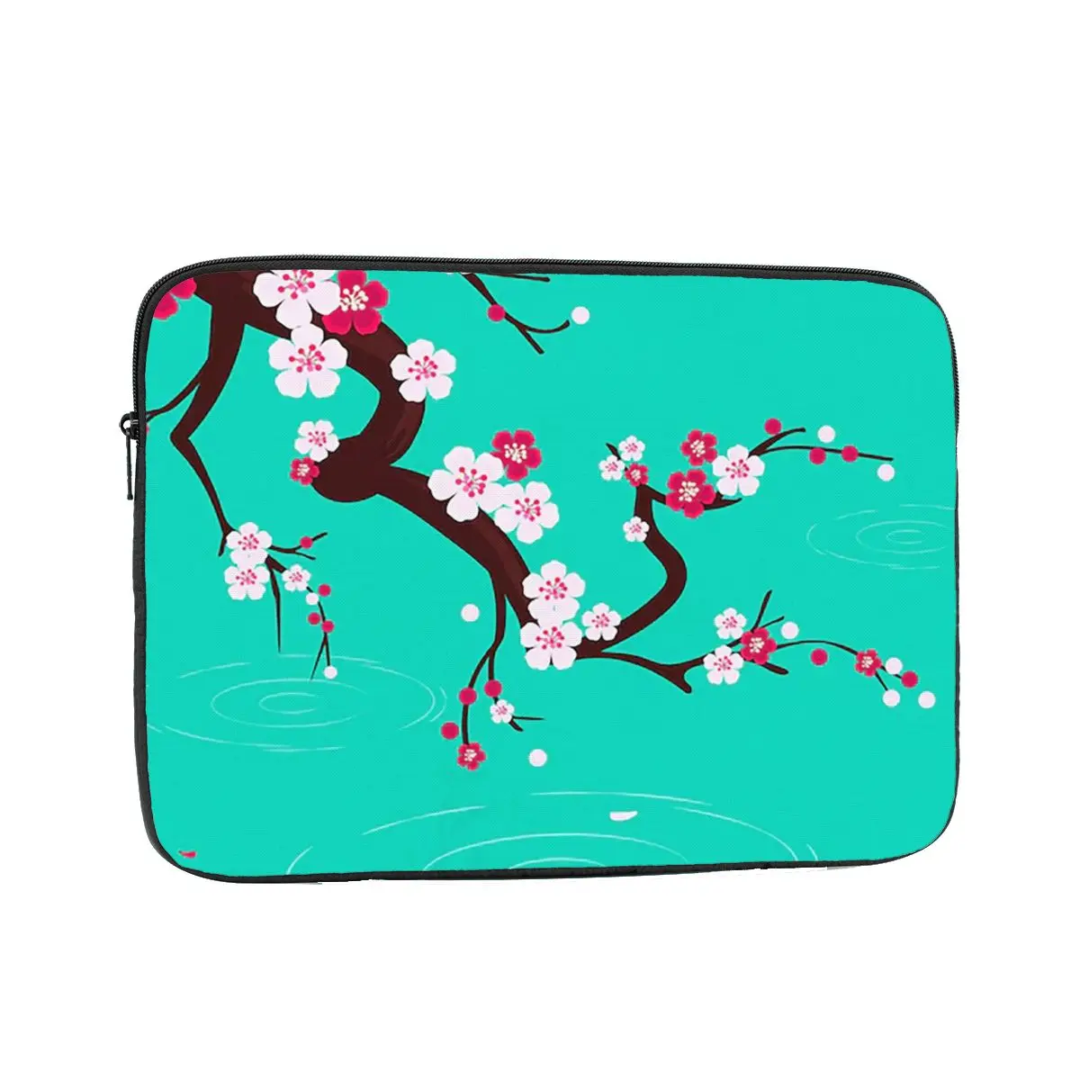 Japanese Sakura Cherry Blossoms  Case Pouch 10 12 13 15 17 Inch Notebook Sleeve Cover Bag Tablet Shockproof Case Bag