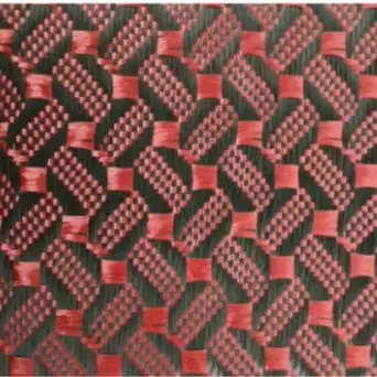 3K 240g real carbon fiber blended fiber fabric, coffee bean pattern, used for fishing rod, motorcycle, car, 1m (40")* 1m (40")