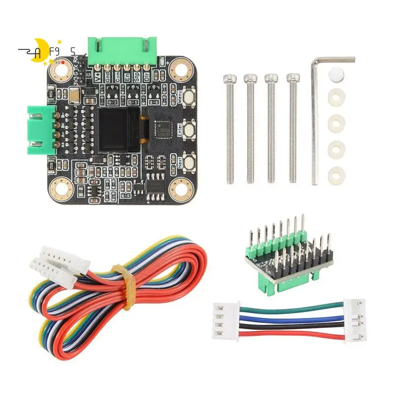 

Драйвер шагового двигателя AF95-NEMA 17, комплект драйвера двигателя MKS SERVO42C PCBA, ультратихая плата, детали для ЧПУ-лазеров для предотвращения потери шагов