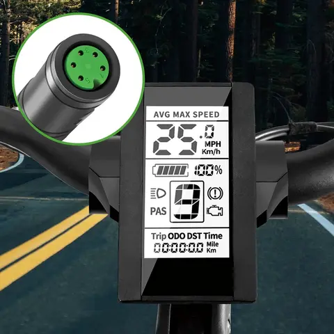 For Bafang C965 LCD Display for E Bike Motors BBS01 BBS02 36V 48V Tracks Speed Distance and Battery Efficiently